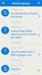 Mobile Screenshot of affectiveinterfaces.com